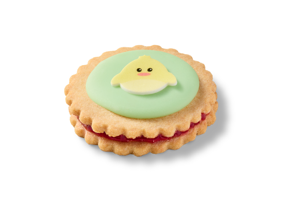 Greggs' Easter Jammy Biscuit