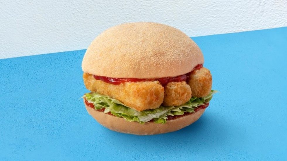 Greggs Fish Finger Sandwich
