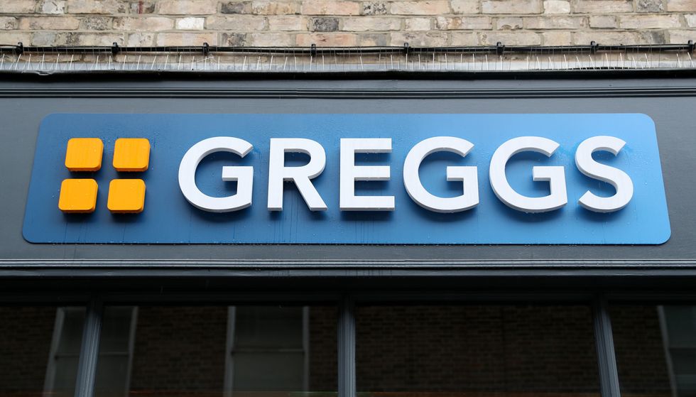 Greggs logo outside store