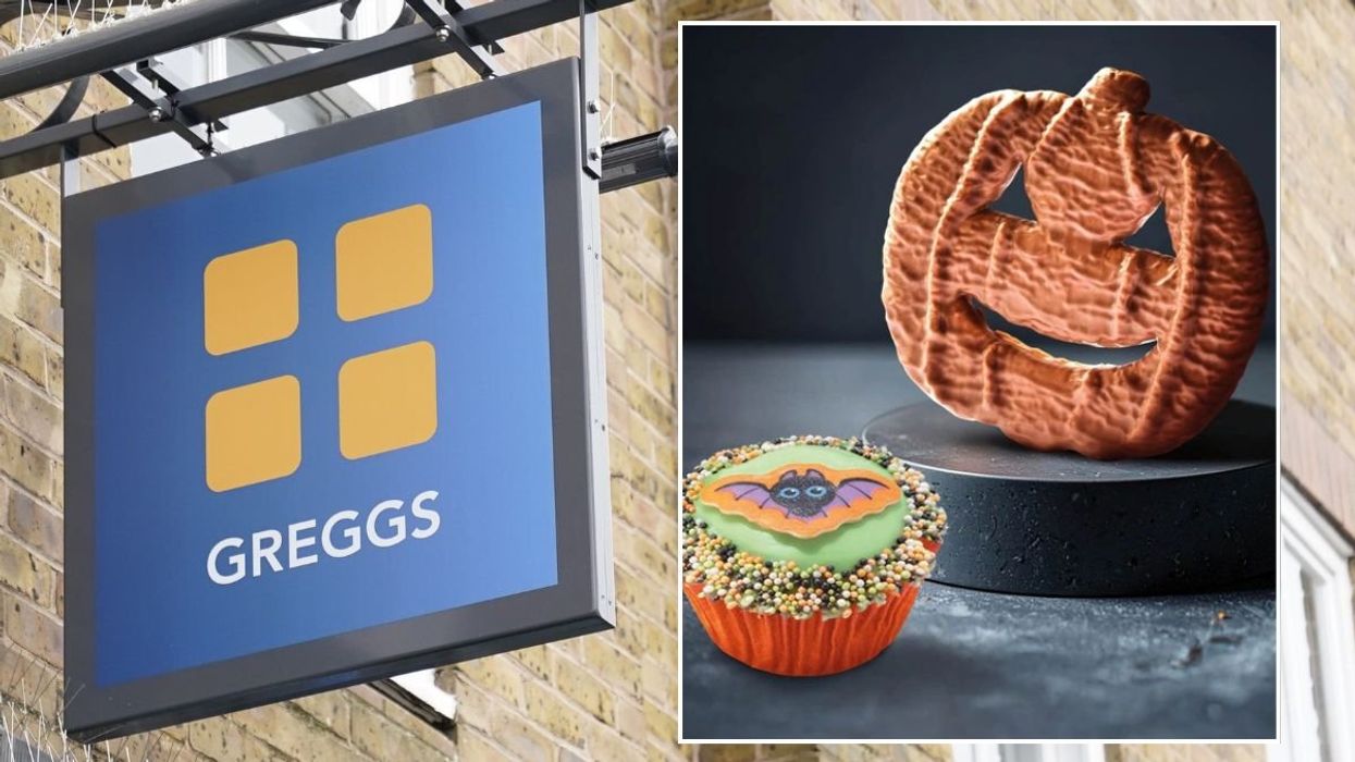 Greggs sign / Greggs Halloween treats