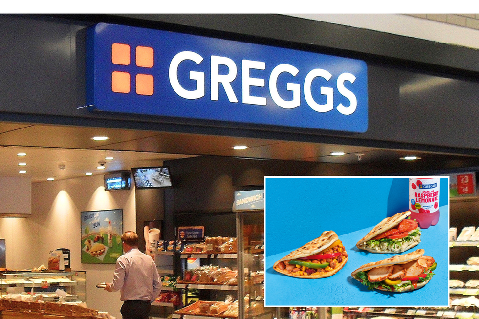 Greggs store / flatbreads