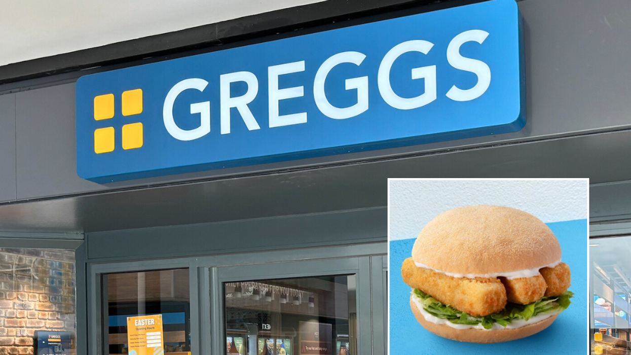 Greggs store / Greggs Fish Finger Sandwich