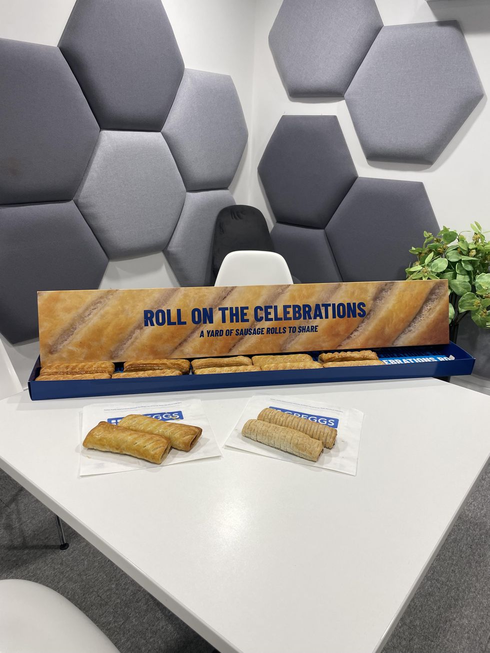 Greggs taste test with vegan and meat sausage rolls