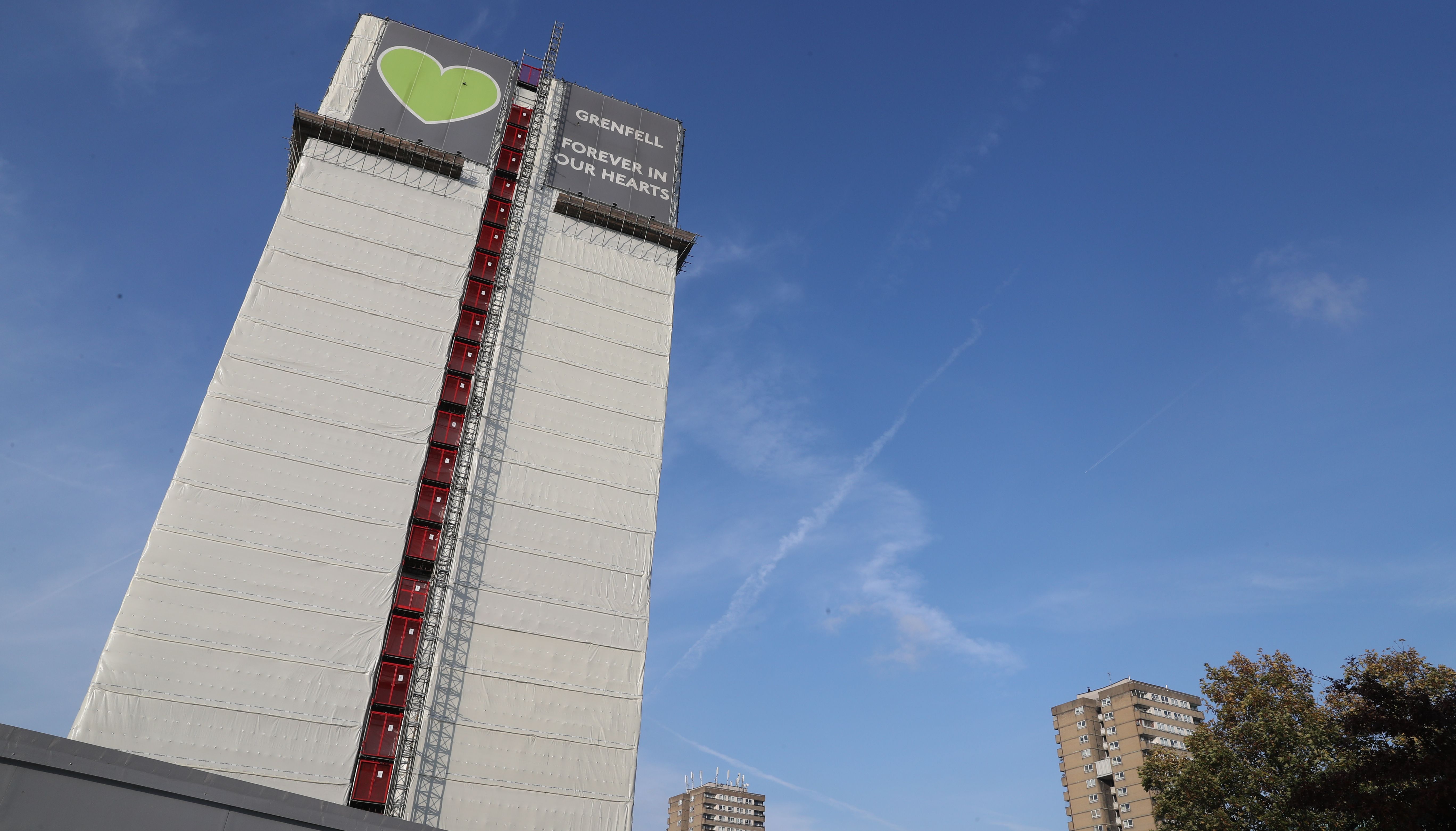 Grenfell Tower in west London.
