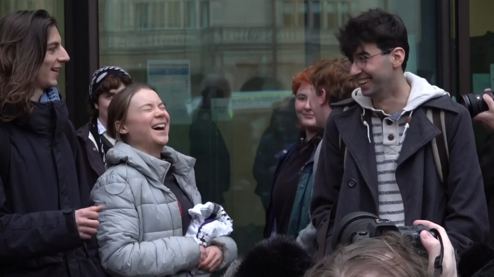 Greta Thunberg and climate protesters