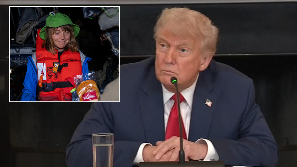 Greta Thunberg and Donald Trump