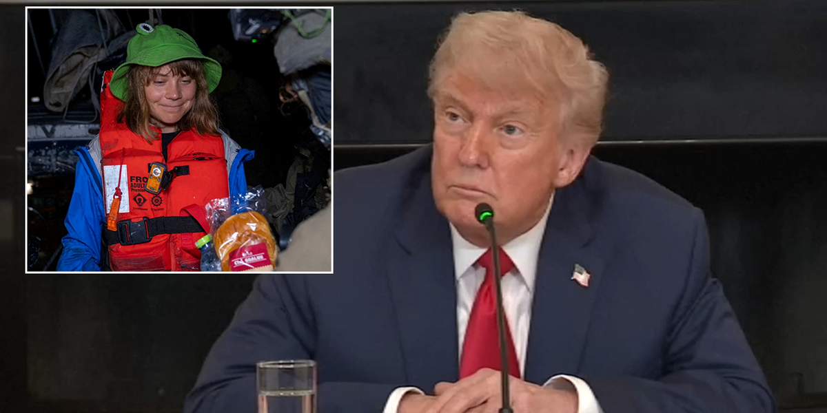 NextImg:Donald Trump tells ‘strange’ Greta Thunberg to ‘go to anger management class’ after flotilla stunt