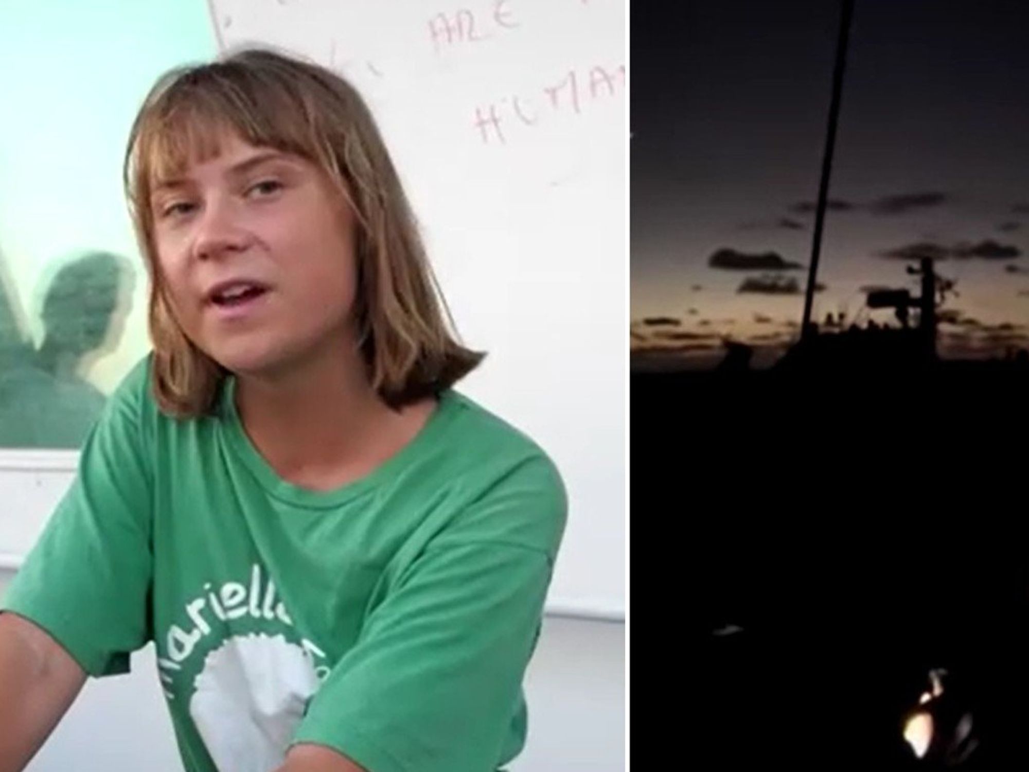 Greta Thunberg and freedom flotilla