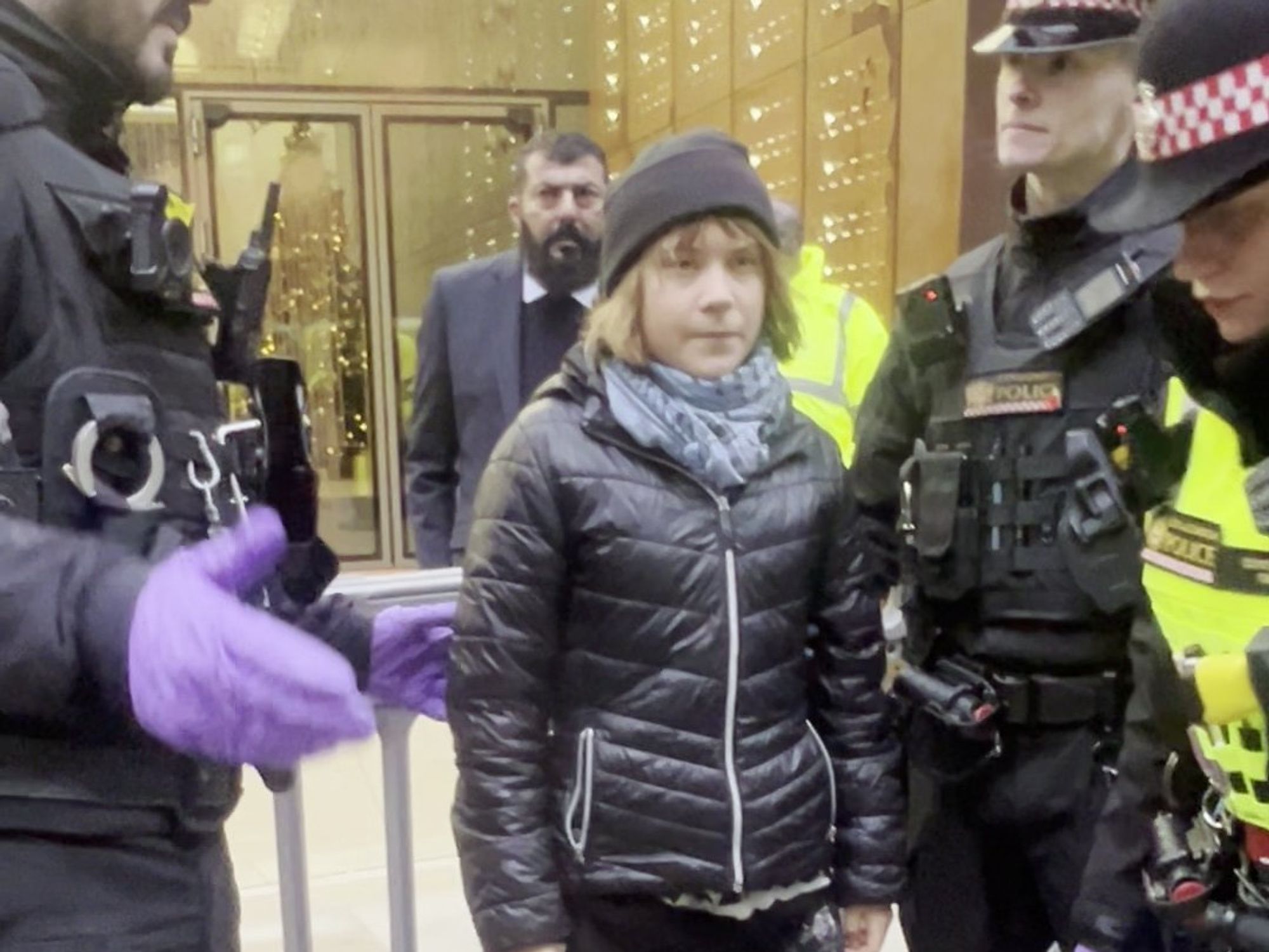 Greta Thunberg arrested after supporting Palestine Action hunger strikers