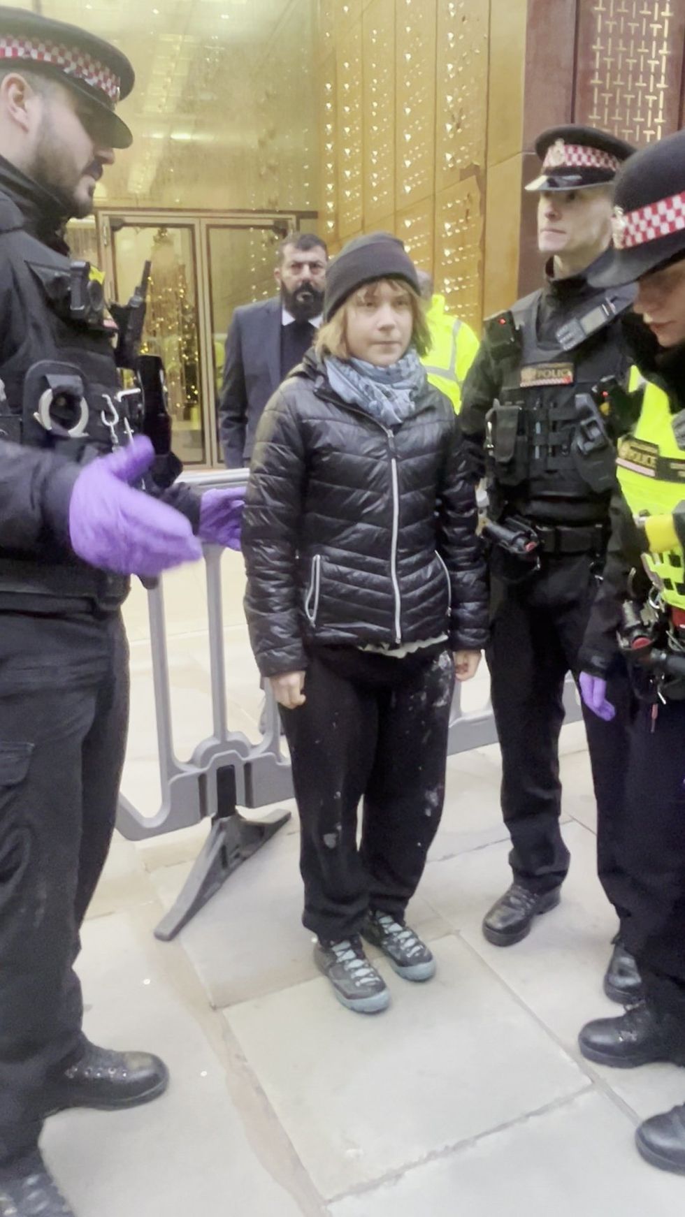 Greta Thunberg arrested in London