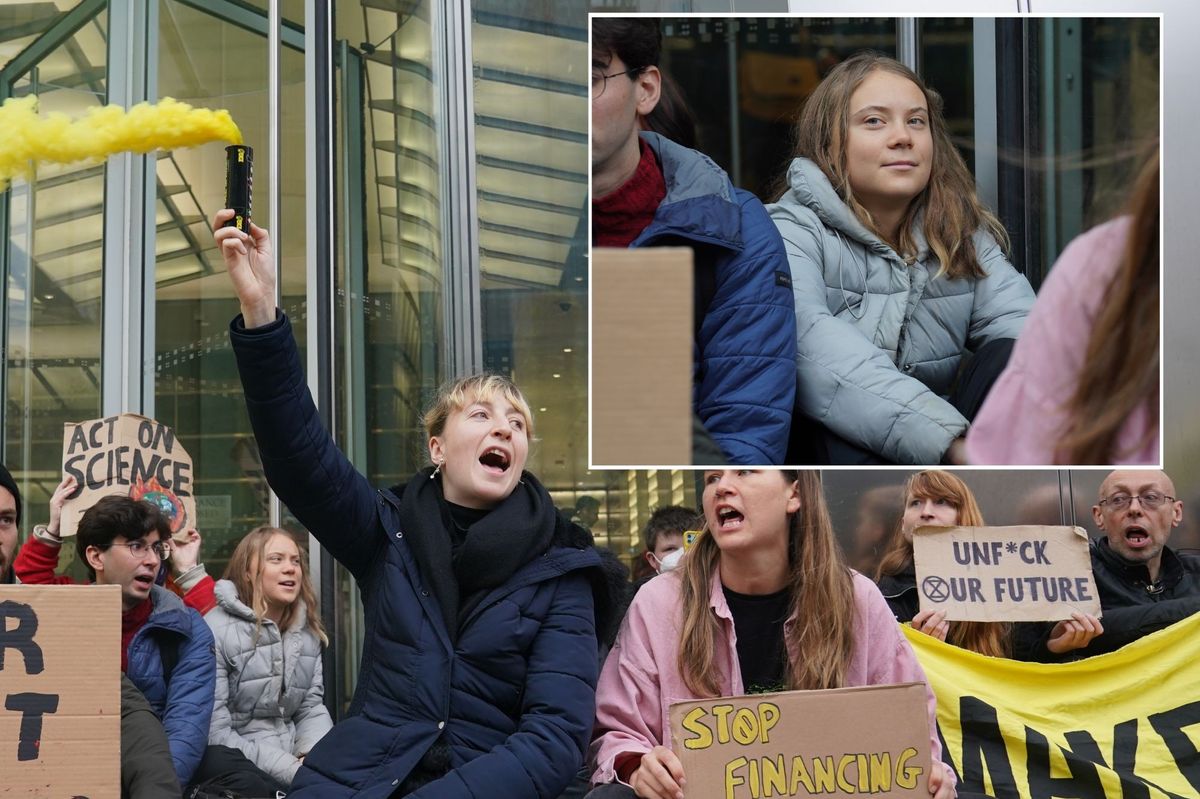 Greta Thunberg has been spotted joining campaigners again in London just two days after she was arrested while demonstrating at a Fossil Free London protest