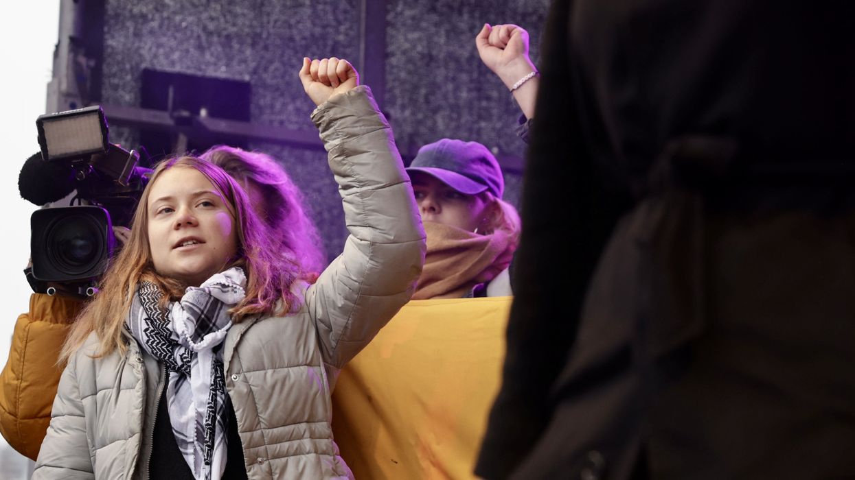 Greta Thunberg in Amsterdam