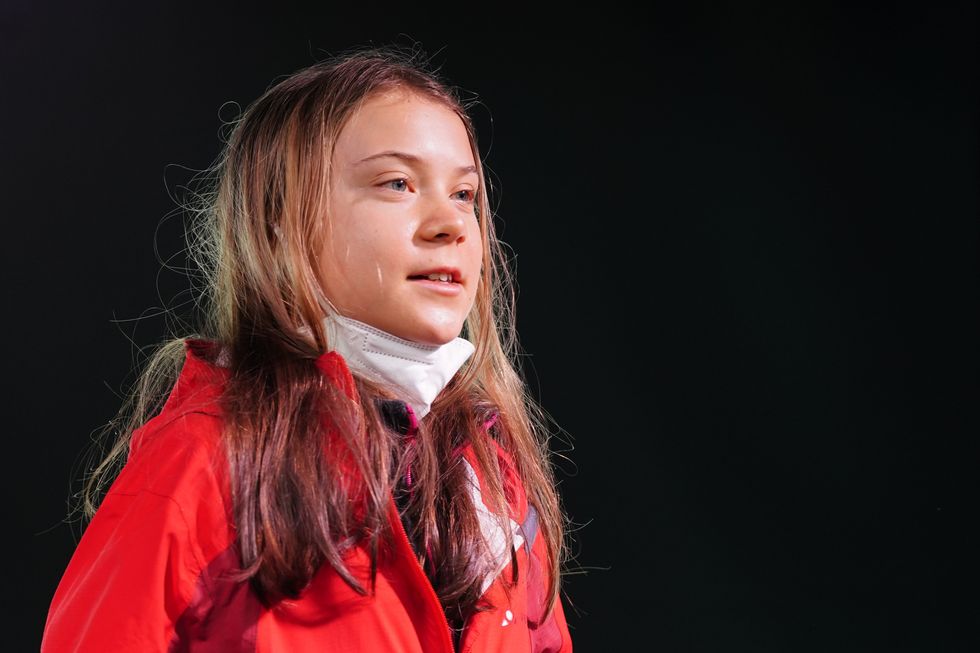Greta Thunberg speaks at the Cop26 summit in Glasgow