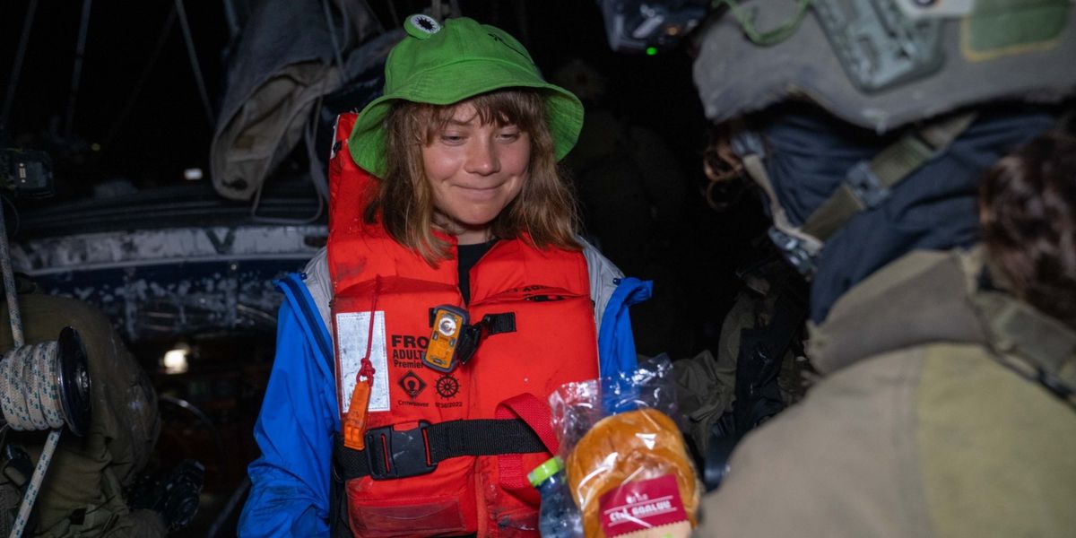 NextImg:Greta Thunberg's 'freedom flotilla' boarded by IDF troops as activist claims to have been 'kidnapped'
