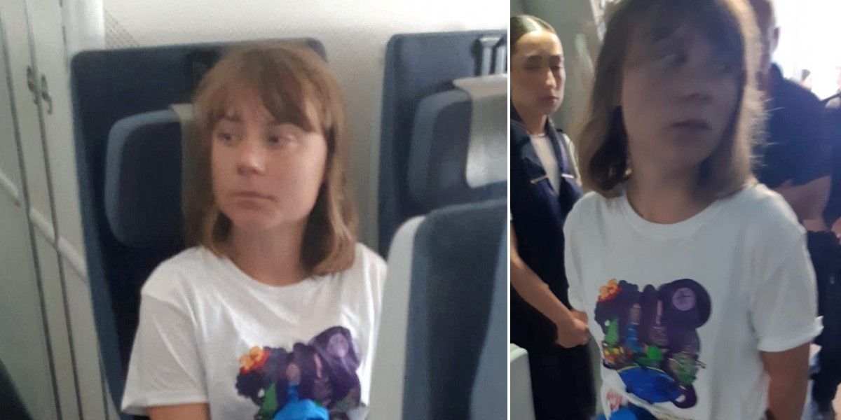 NextImg:Greta Thunberg and 'freedom floatilla' activists REFUSED to watch footage of Oct 7 as she's pictured on deportation flight