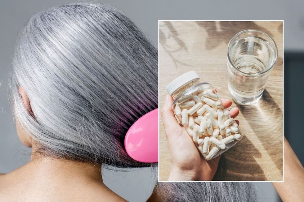 grey hair