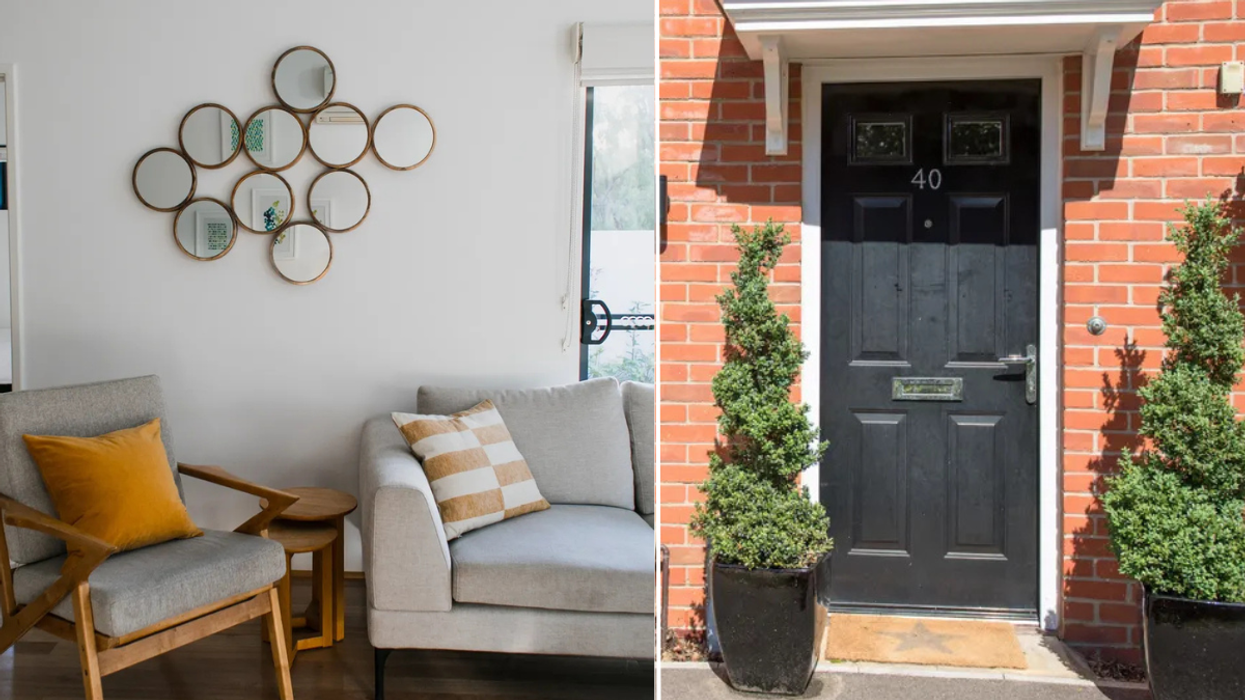 Grey interior / property front door