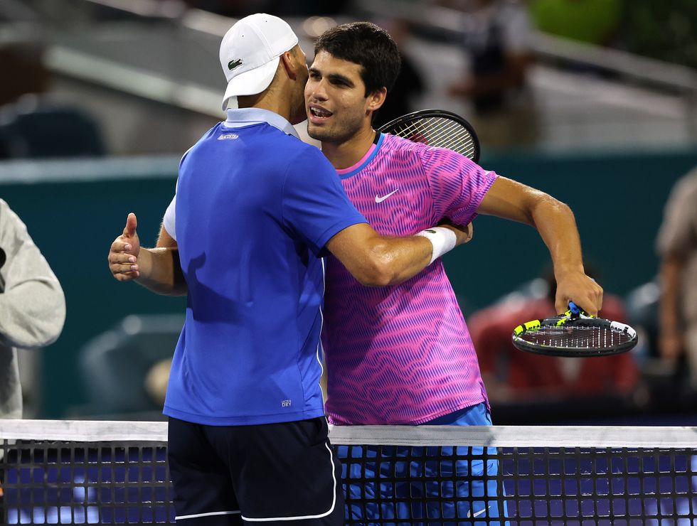 Grigor Dimitrov and Carlos Alcaraz