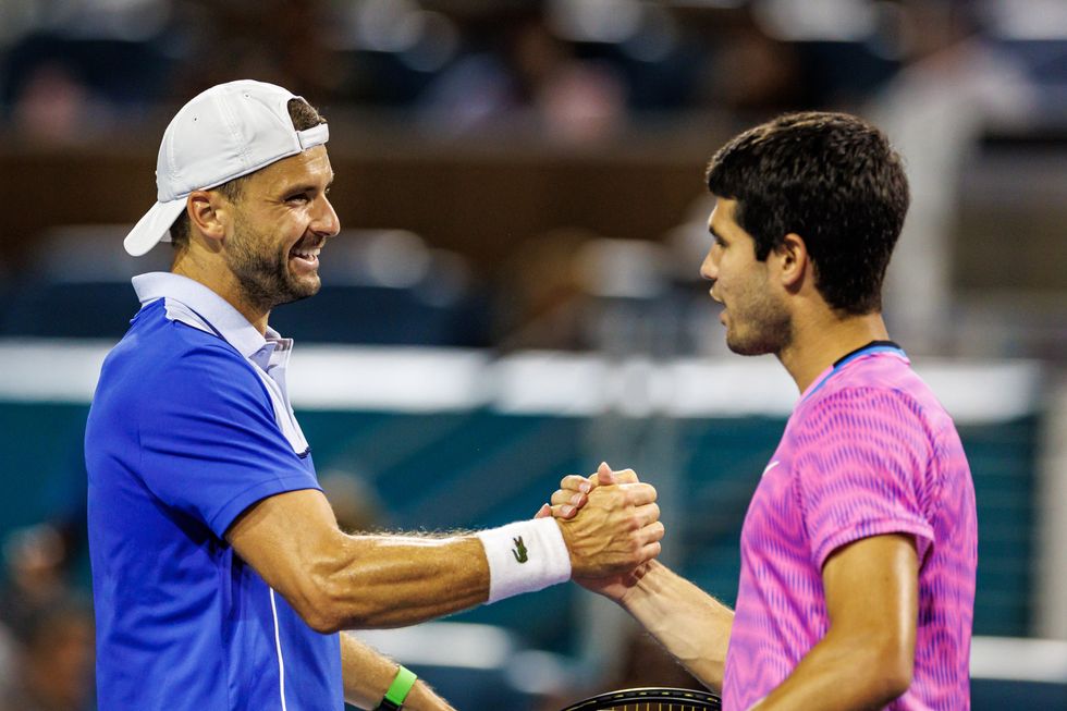 Grigor Dimitrov and Carlos Alcaraz