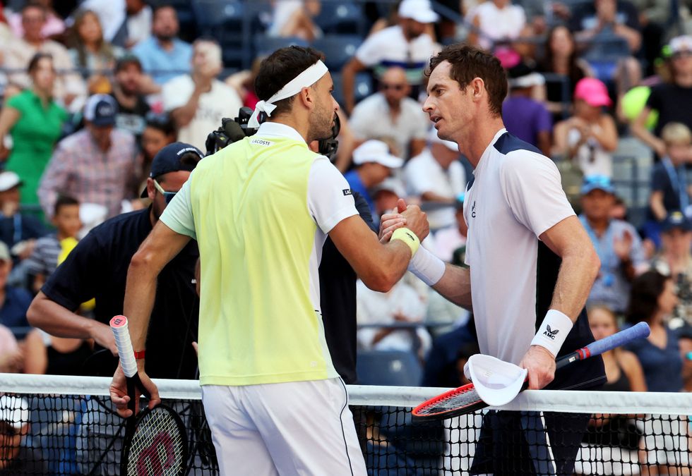 Grigor Dimitrov US Open Andy Murray