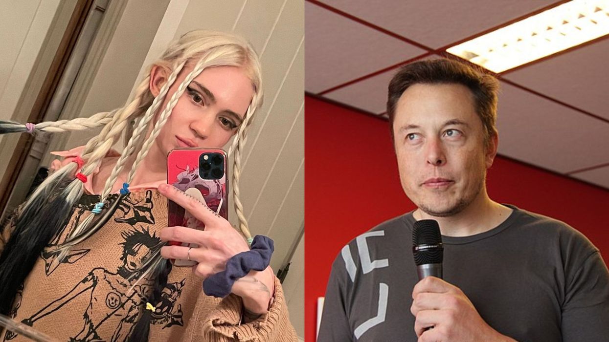 Grimes and Elon Musk