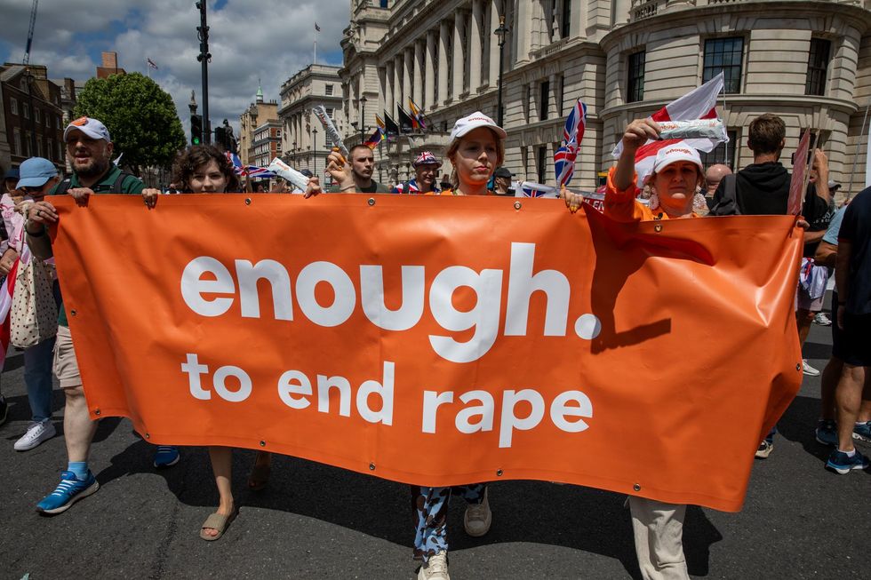 Grooming gang protest