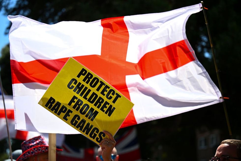 Grooming gang protests