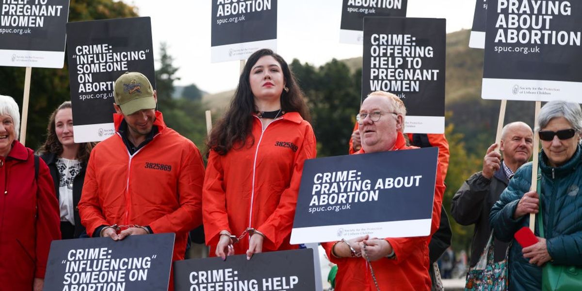 NextImg:Praying at home may be illegal under Scotland's new 'safe access zones' abortion law