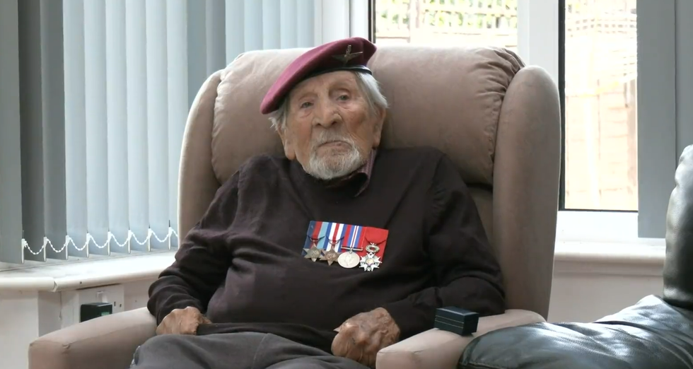 Guenigault, who has prostate and skin cancer, signed up to join the war effort as a teenager