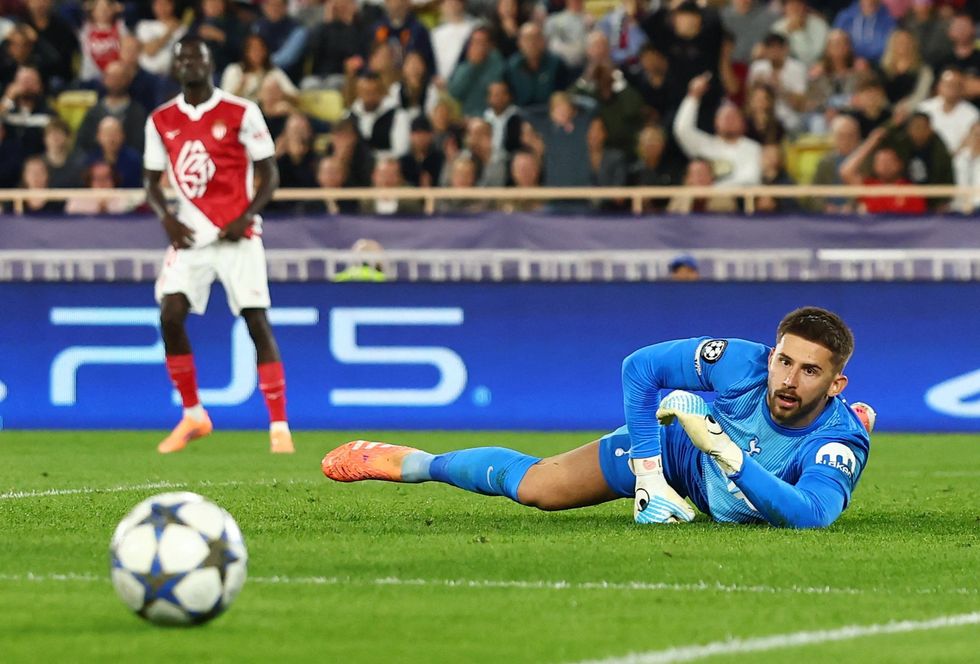Guglielmo Vicario made numerous crucial saves to keep allow Tottenham to take home a point