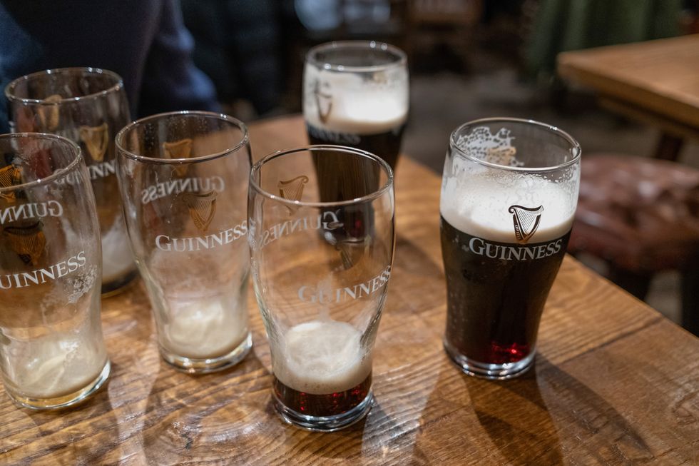 Guiness glasses