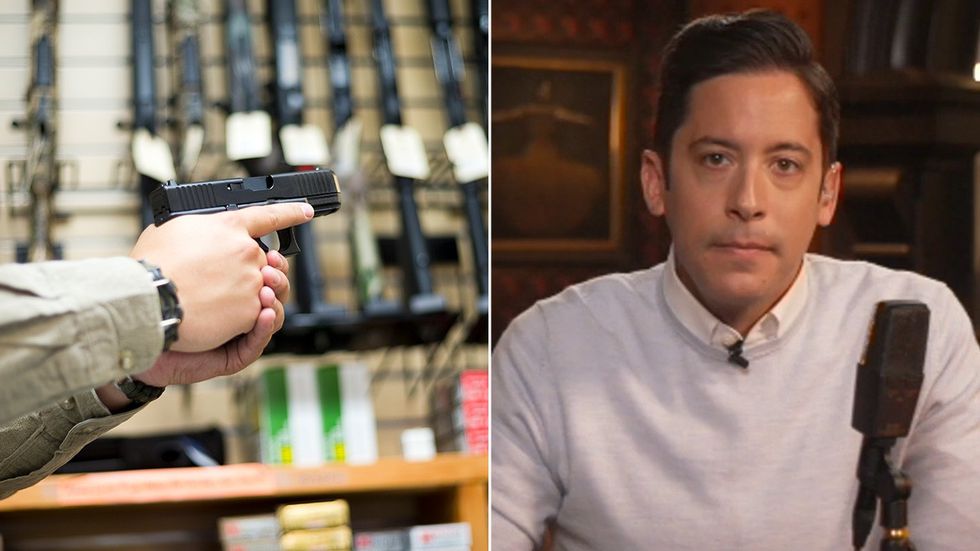 Gun shop and Michael Knowles