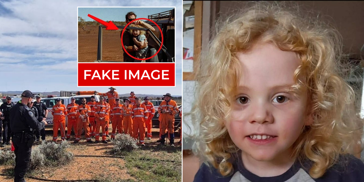 NextImg:Search for missing boy Gus Lamont embroiled in scandal after hoax 'abduction photo' goes viral