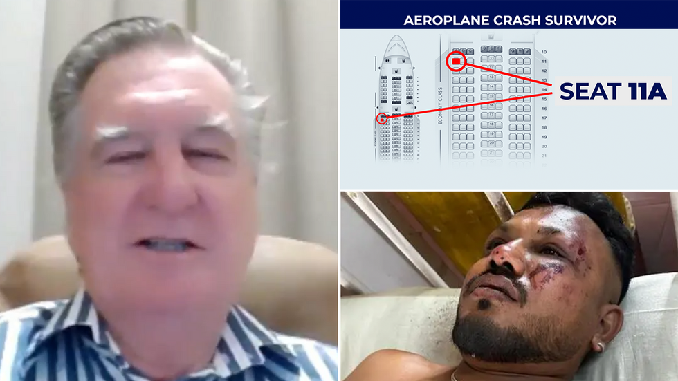 Guy Leitch, a seating map of the plane and Vishwash Kumar Ramesh