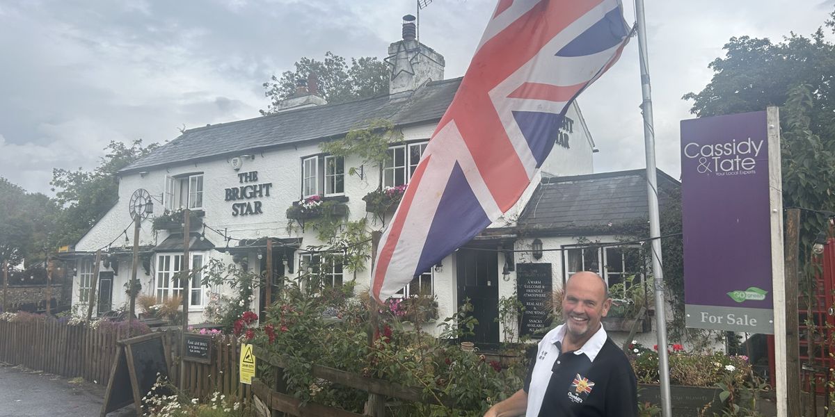 NextImg:Pub landlord vows Union Jack will fly 'for good' after wave of support from GB News viewers: 'I will never take it down!'