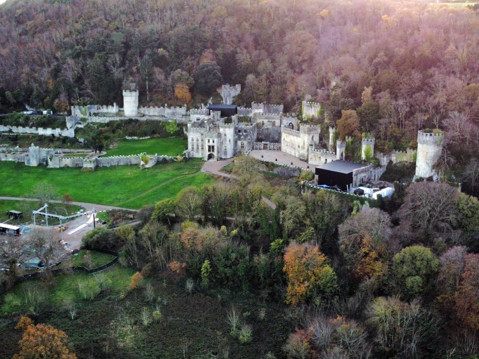 Gwrych Castle near Abergele in Conwy
