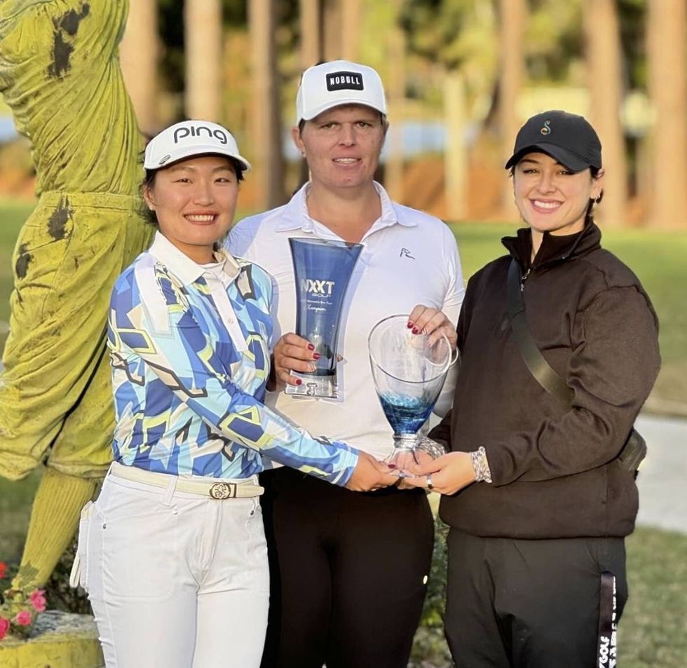 Hailey Davidson has moved top of the leaderboard