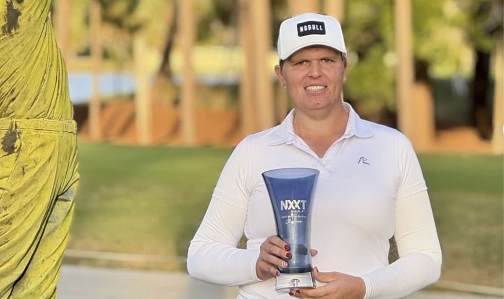 Hailey Davidson is one step closer to her dream of playing on the LPGA Tour