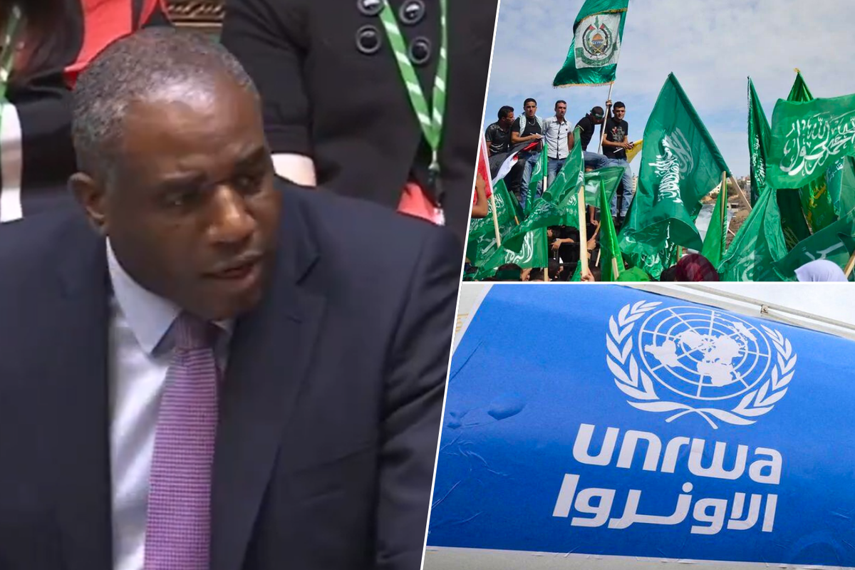 Hamas/UNRWA/David Lammy