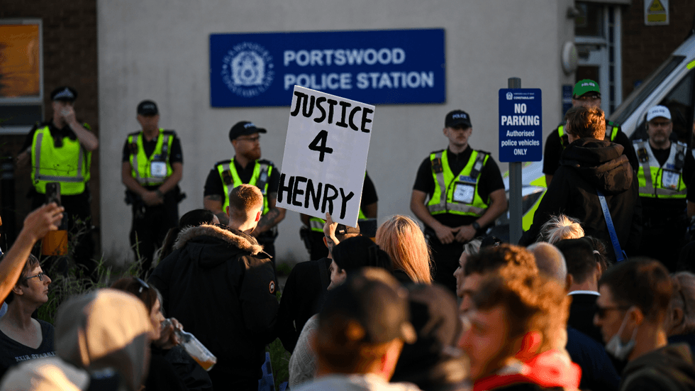 Hampshire Police officers