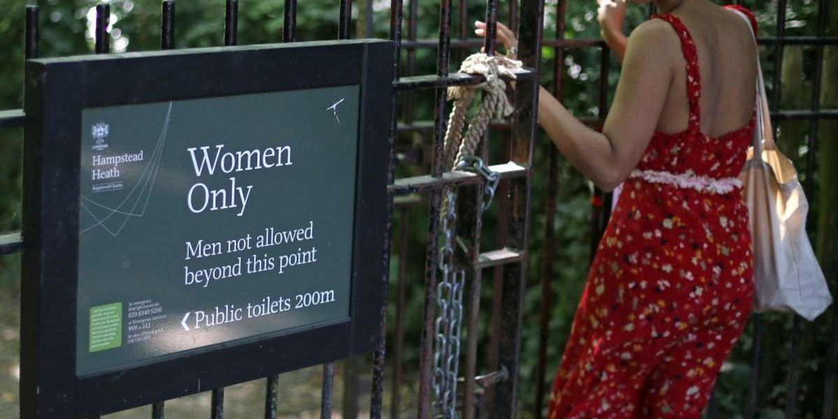 NextImg:Women-only natural bathing pond fails to ban trans swimmers