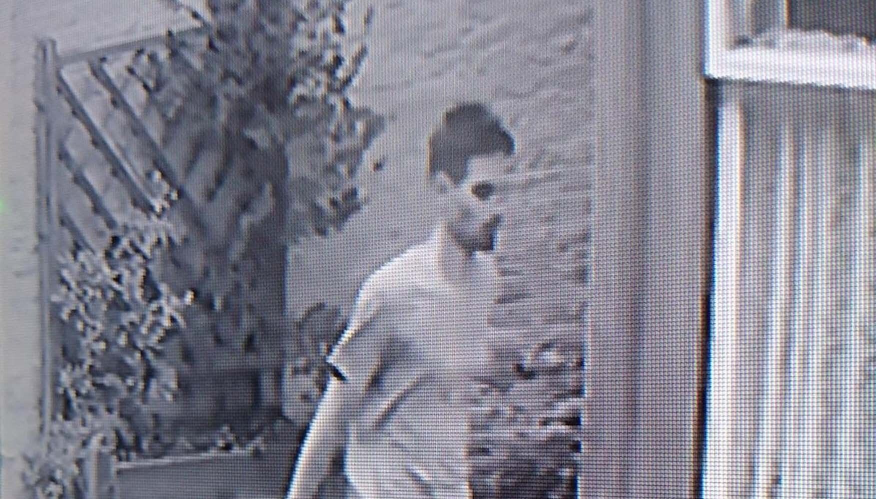 Handout CCTV image issued by Lincolnshire Police of a man they want to question over the death of nine-year-old Lilia Valutyte, who was fatally stabbed in Boston, Lincolnshire, on Thursday.