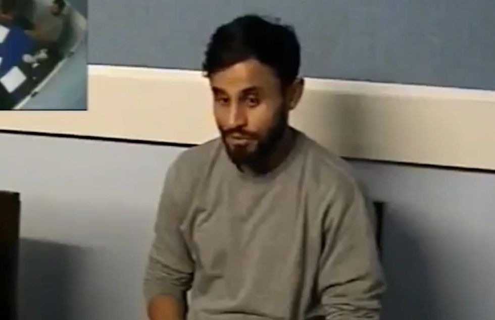 Handout still taken from CCTV issued by Thames Valley Police of Luiz Da Silva Neto, 35, of Wandsworth, south London, being interviewed by police. The 36 year old has been found guilty of drugging two men and sexually assaulting them at a house in Oxfordshire. Neto had spiked the drinks of his victims with an unknown stupefying drug, possibly GHB or GBL, and then sexually assaulted them, knowing they were in no position to consent, Oxford Crown Court heard. Issue date: Friday July 1, 2022.