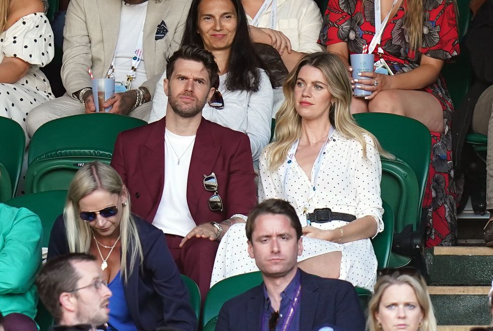 Hannah Cooper and Joel Dommett