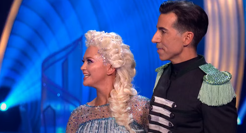 Hannah Spearritt and Dancing on Ice partner Andy Buchanan
