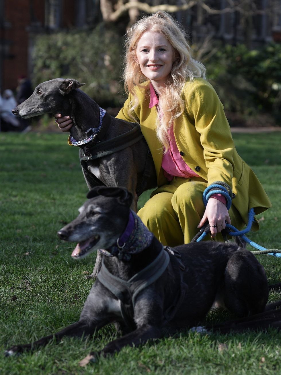 Hannah Spencer greyhounds