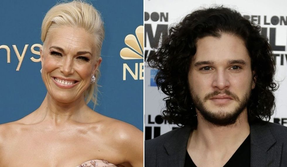 Hannah Waddingham and Kit Harrington