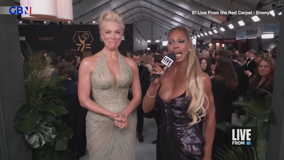 Hannah Waddingham and Laverne Cox