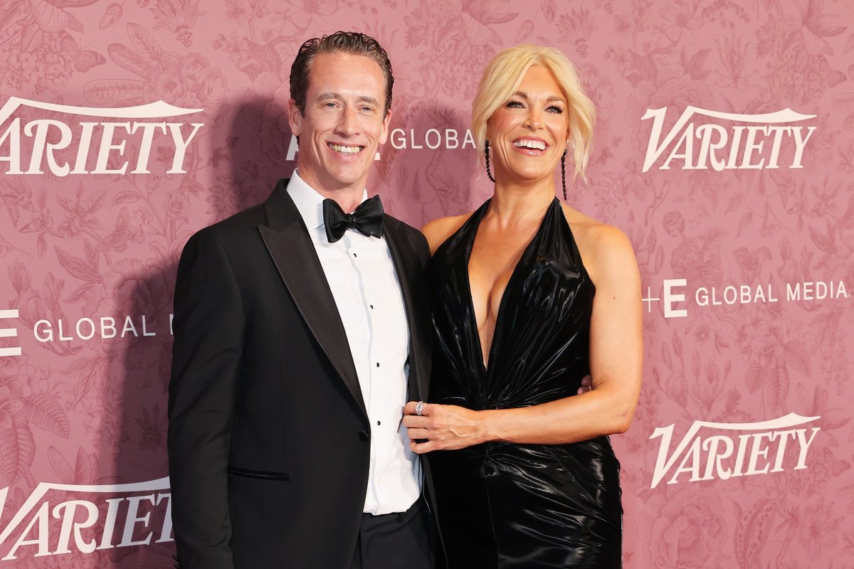 Hannah Waddingham and Nick Beresford-Cleary
