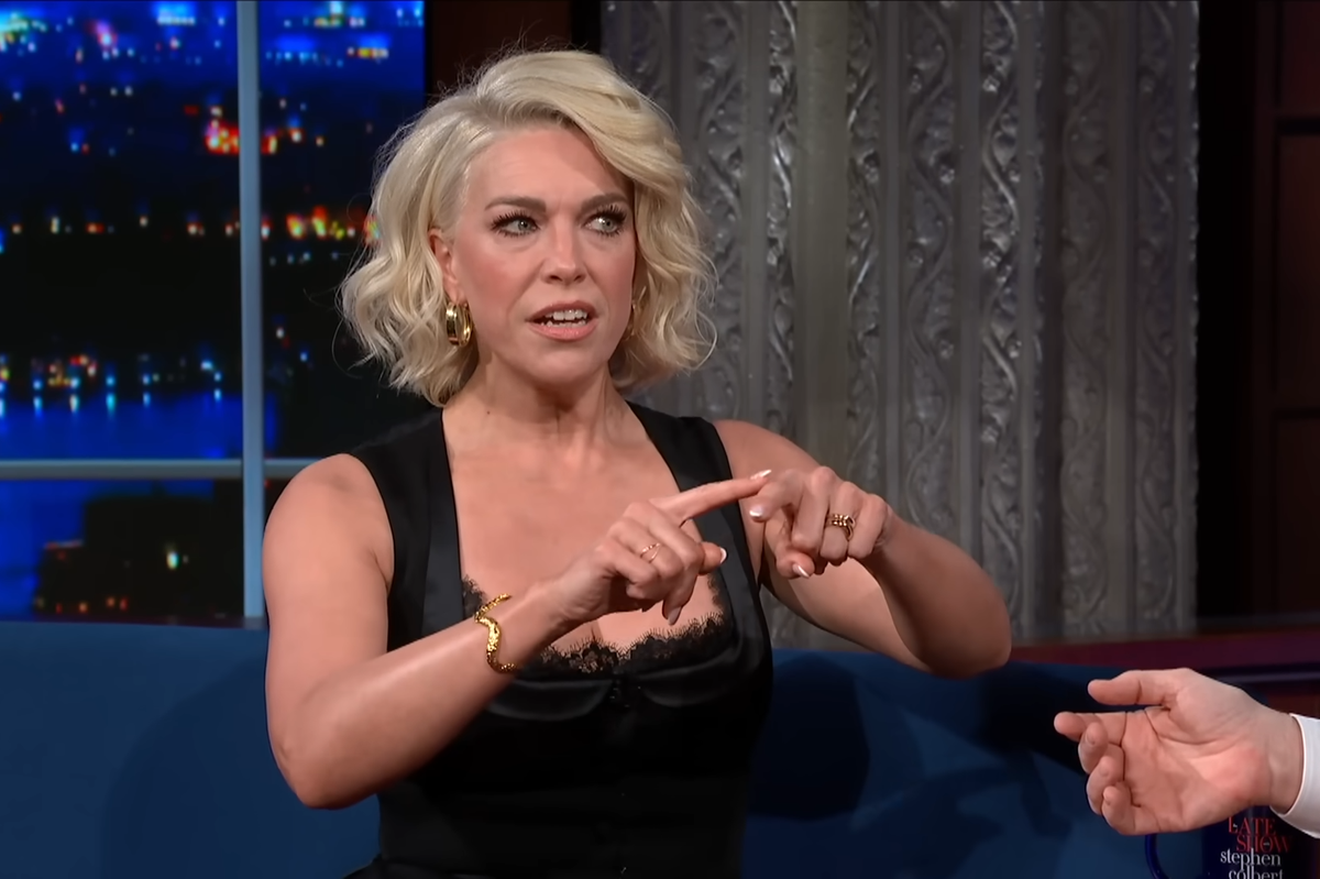 Hannah Waddingham spoke to Stephen Colbert